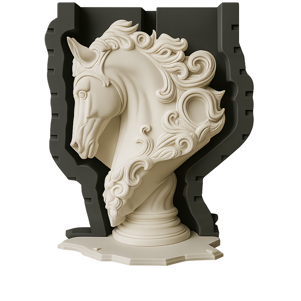 Example mold system render created with Moldboxer